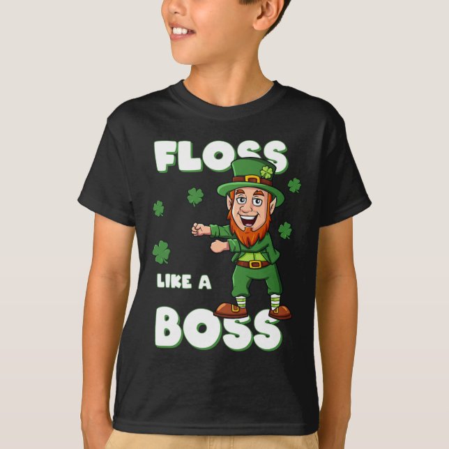 St patricks day som en Chef Leprechaun Boys T Shirt (Framsida)