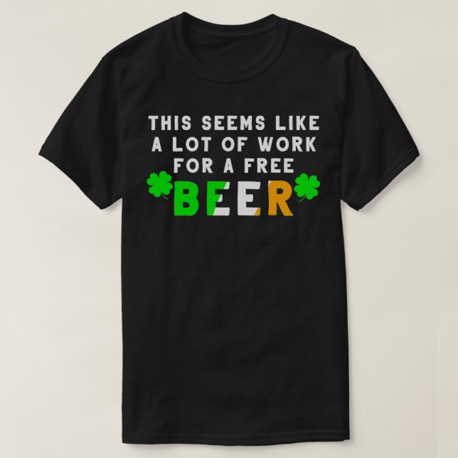 St patricks day som kör designgåva för irländskt ö t shirt (Design framsida)