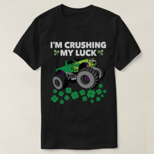 St patricks day som krossar mina Tur T Rex Lastbil Shirt