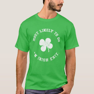 St patrick's day som troligast gör ett irländskt a t shirt