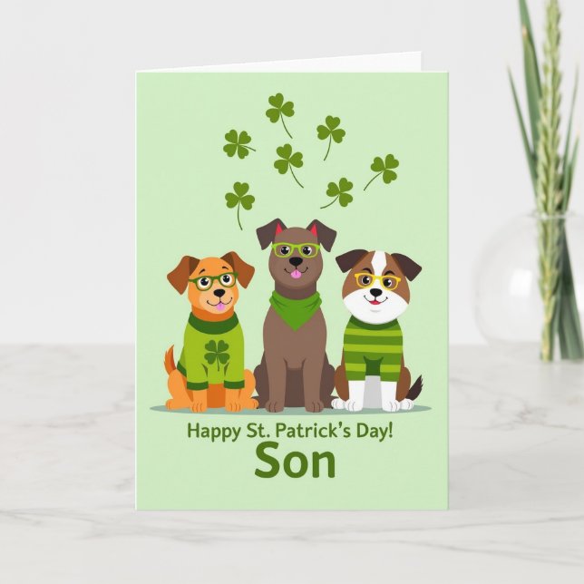 St Patricks Day Son-kort Kort (Framsida)