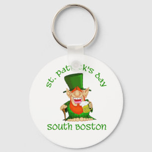 St patricks day~South Boston Nyckelring