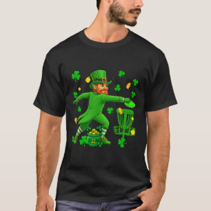 St. Patrick's Day Spelar Discgolf Matchande Spelar T Shirt