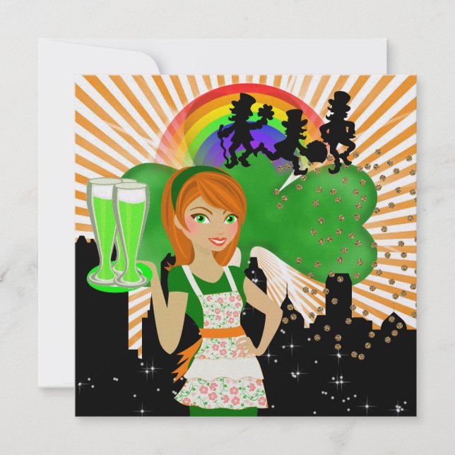 St. Patrick's Day - SRF Inbjudningar (Framsida)