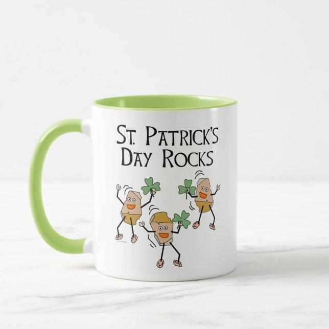 St. Patrick's Day Sten Mugg (Vänster)