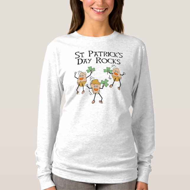 St. Patrick's Day Sten T Shirt (Framsida)