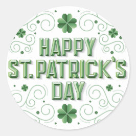 St. Patrick's Day / Stickers Runt Klistermärke