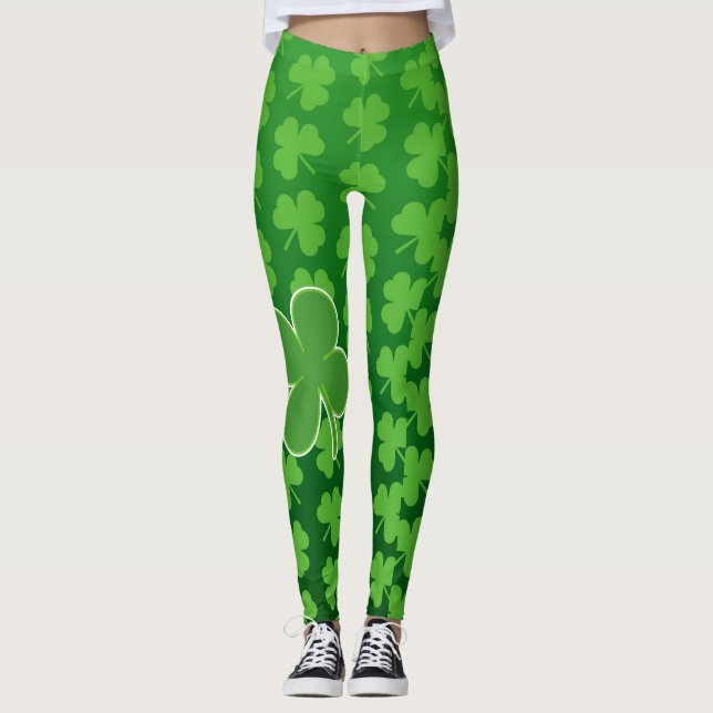 St. Patrick's Day-strumpbyxor Leggings (Framsida)