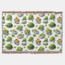 St. Patrick's Day Sushi-rullar & Shamrock Filt
