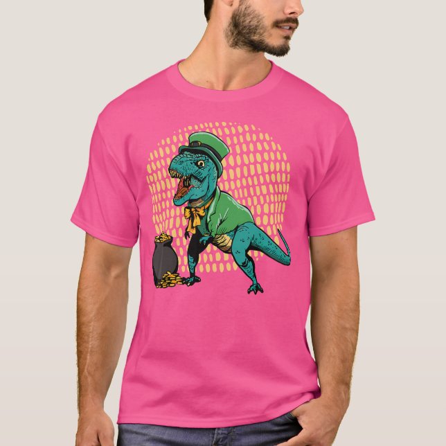 St patrick's day T-Rex Shirt I St patrick's day Tr T (Framsida)