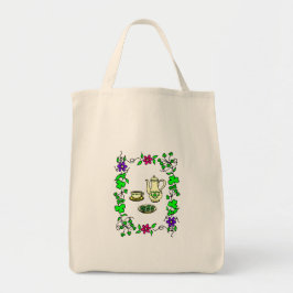 St. Patrick's Day Tea Set Irish Tote Bag Tygkasse