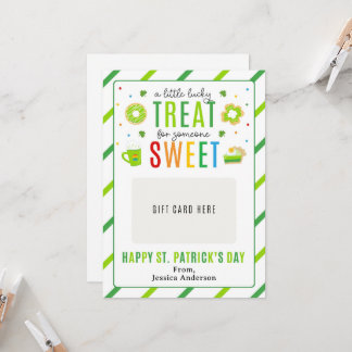 St. Patrick's Day Teacher Appreciation Gift Card Inbjudningar