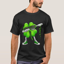 St patricks day Tee Dabbing Shamrock