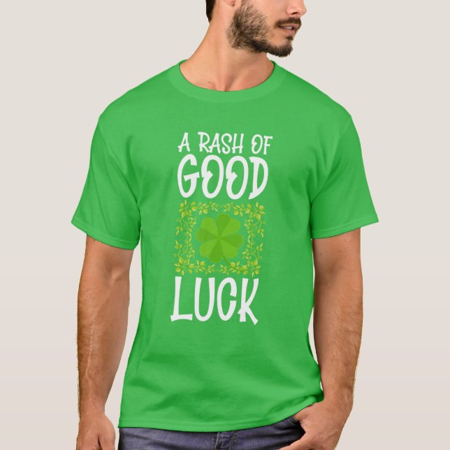 St patrick's day Tee ett utslag av Lycka till Iris (Framsida)
