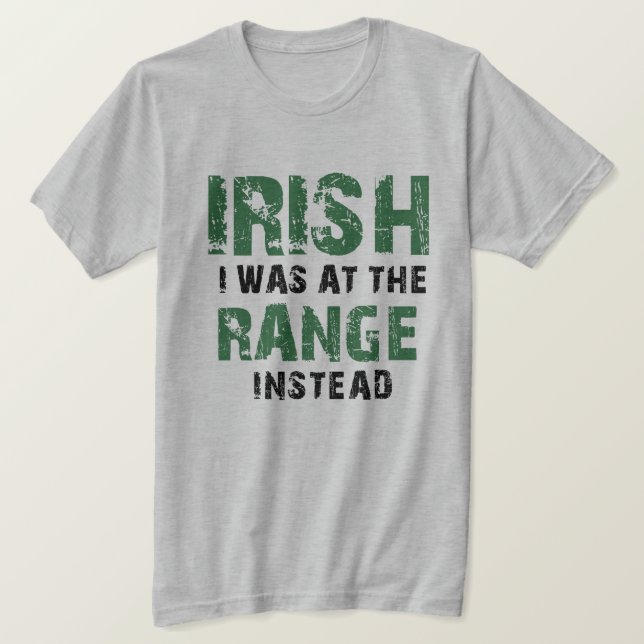 St. Patrick's Day Théed Gun Älskare Shirt T Shirt (Design framsida)