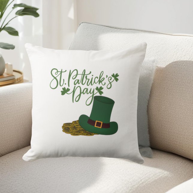 St. Patrick's Day Throw Pillow Kudde (Skapare uppladdad)