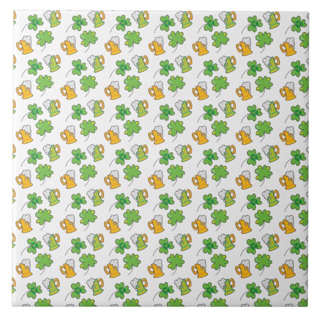 St. Patrick's Day Tile Kakelplatta (Framsidan)