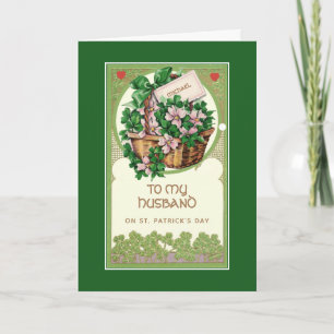 St. Patrick's Day to Make Religiösa Shamrocks Kort