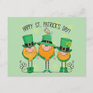 St. Patrick's Day tomtar Helg Vykort