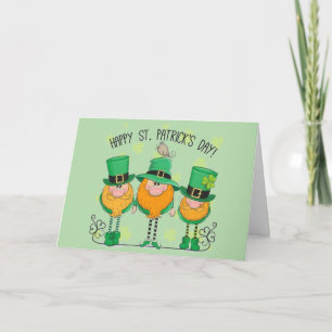 St. Patrick's Day tomtar Helgkort