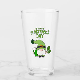 St. Patrick's Day Tomte Glaskopp