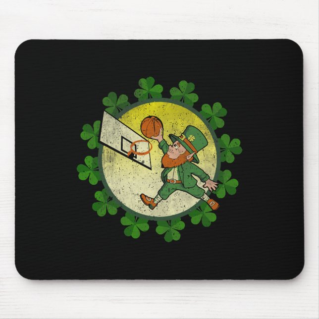 St Patricks Day Tomte Sketll Lucky Musmatta (Framsidan)