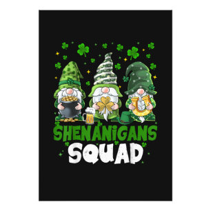 St Patricks Day Tomtebushenanser Sällskapet Sankt  Fototryck