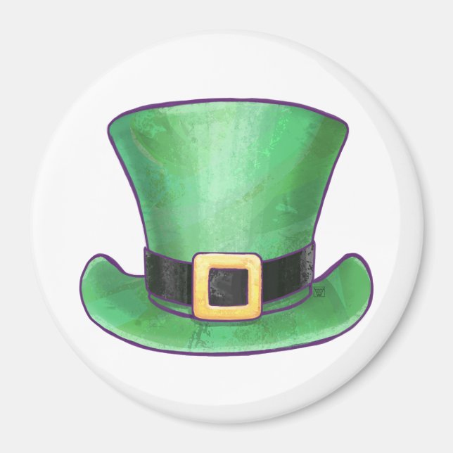 St. Patrick's Day Top hat Magnet (Framsidan)