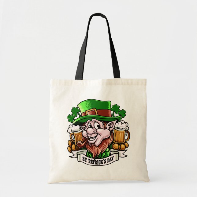 St. Patrick's Day tote bags Tygkasse (Framsidan)