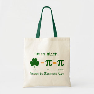 St patricks day & totot för Pi-dagkombination Tygkasse