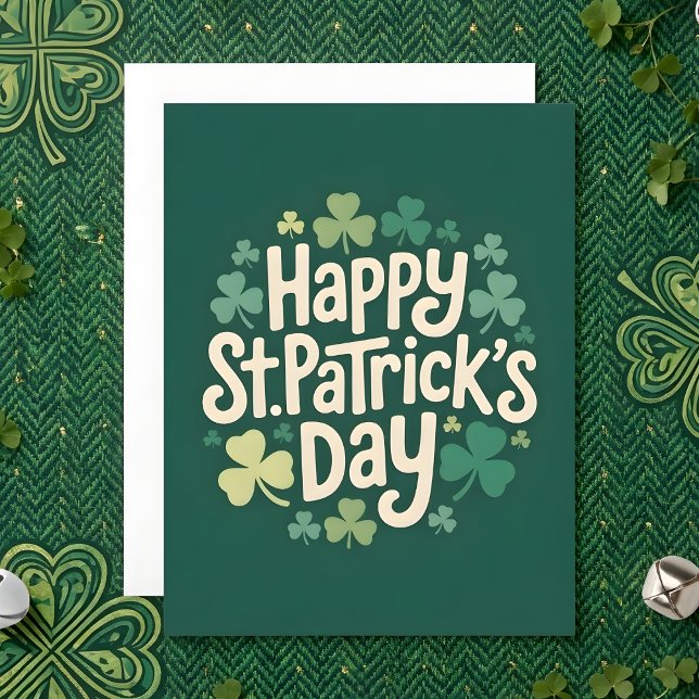 St Patrick's Day traditionell kort (Skapare uppladdad)