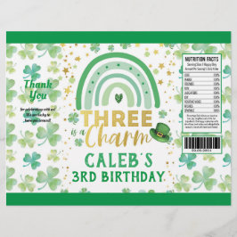 St patrick's day tre är en Charm Chip Bag Wrapper Reklamblad