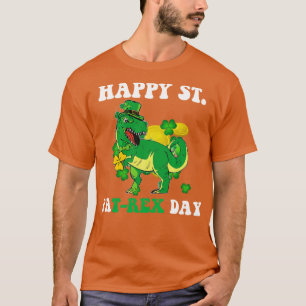 St patricks day Trex Dinosaur Shamrock Irish T Shirt