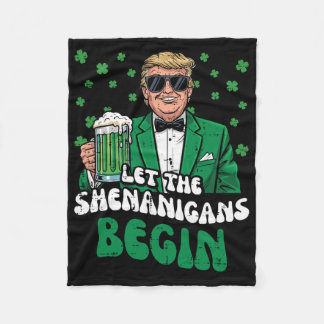 St Patricks Day Trump Let Shenanigans Begin Funny  Fleecefilt