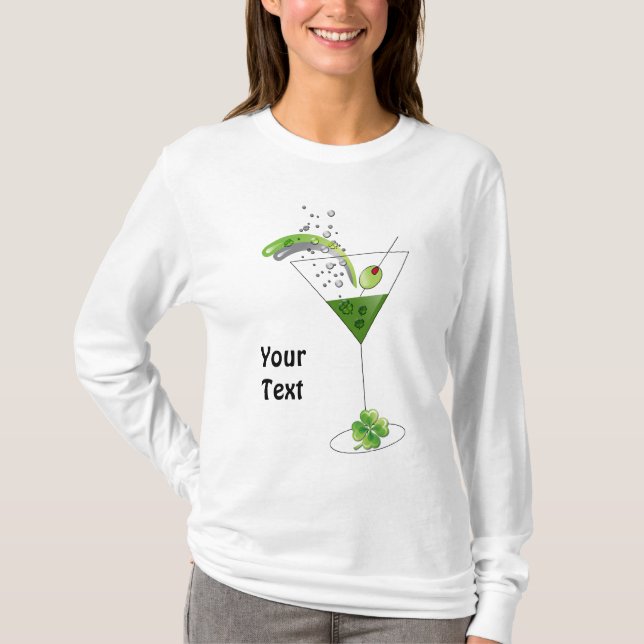 st patrick's day Tshirt T-shirt (Framsida)