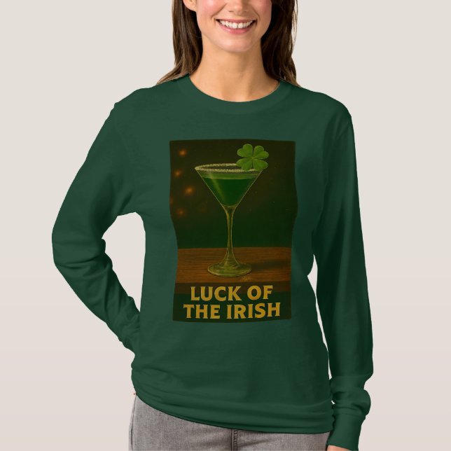 St. Patricks Day Tur Luck Of The Irish Klöver Mart T Shirt (Framsida)