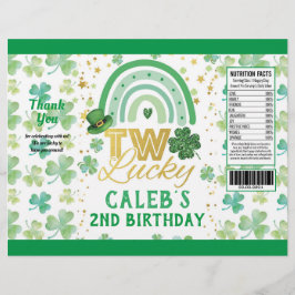 St patrick's day Two Lucky Chip Bag Wrapper Reklamblad