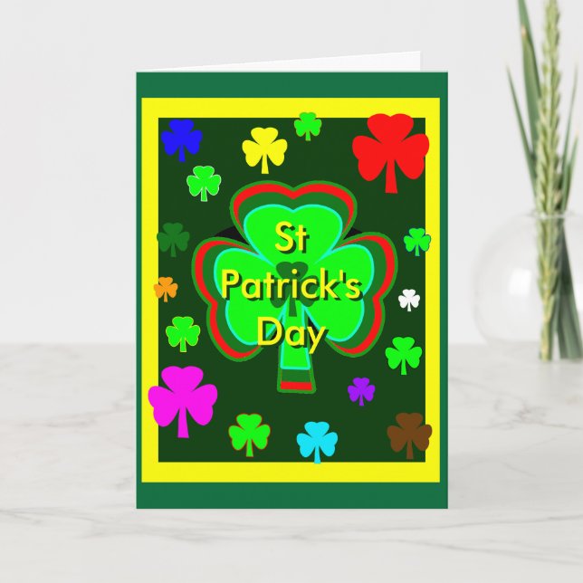 St patrick's day UCreate Templates3a Kort (Framsida)