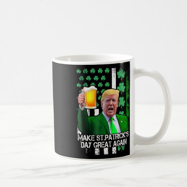 St patrick's day Underbar igen, roligt med USA Kaffemugg (Höger)