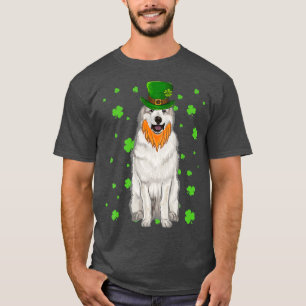 st patricks day Underbar Pyrenee Hund Shamrock Gif T Shirt
