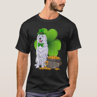 st patrick's day Underbar Pyrenees Shamrock Pet Hu T Shirt