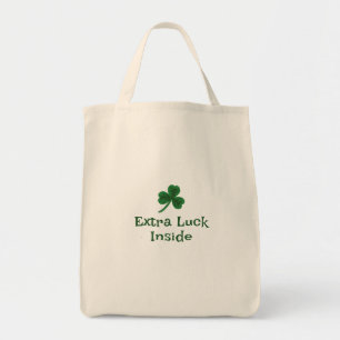 St. Patrick's Day, underbart text Extra Tur Inside Tygkasse