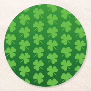 St patrick's day underlägg papper rund