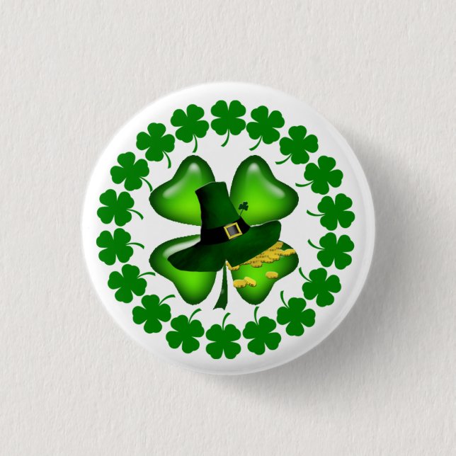 St. Patrick's Day Unique Gift Knapp (Framsida)