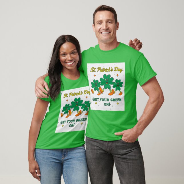 St. Patrick's Day Unisex "Hämta din Grönt på!" T Shirt (Unisex)