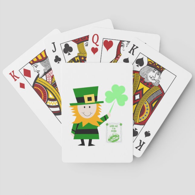 St. Patrick's Day, uppspelningskort Casinokort (Baksidan)