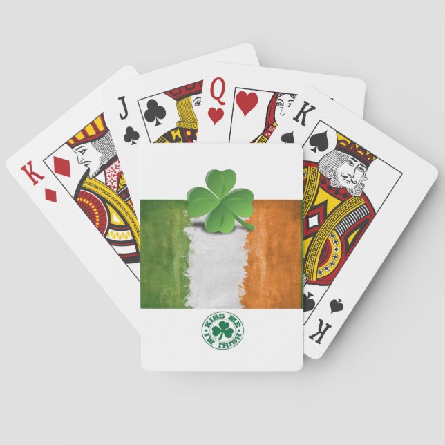 St. Patrick's Day, uppspelningskort Casinokort (Baksidan)