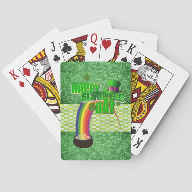 St. Patrick's Day, uppspelningskort Casinokort (Baksidan)