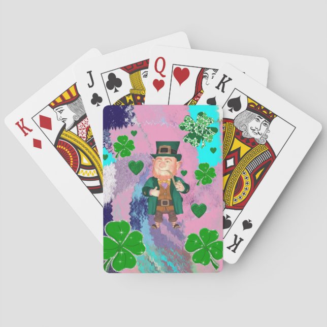 St. Patrick's Day, uppspelningskort Casinokort (Baksidan)