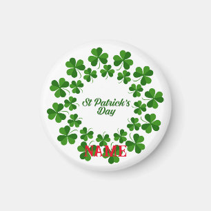 St patrick's day Utandningsluft_Trädning Magnet